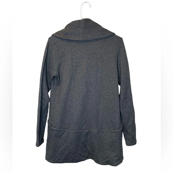 NWT Standard James Perse Gray 100% Cotton French Terry Cardigan Size 3/ Large - Picture 2 of 7